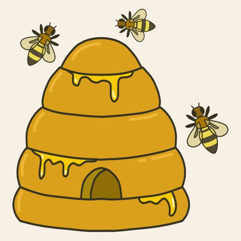 abeilles ruche miel