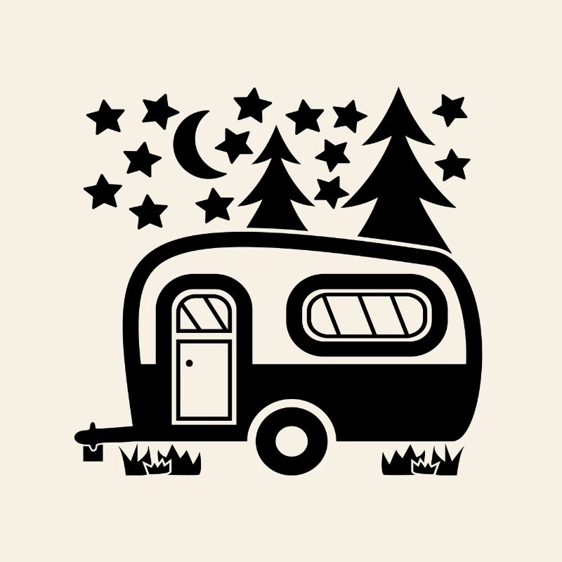 Drôles de citations de camping, Caravane