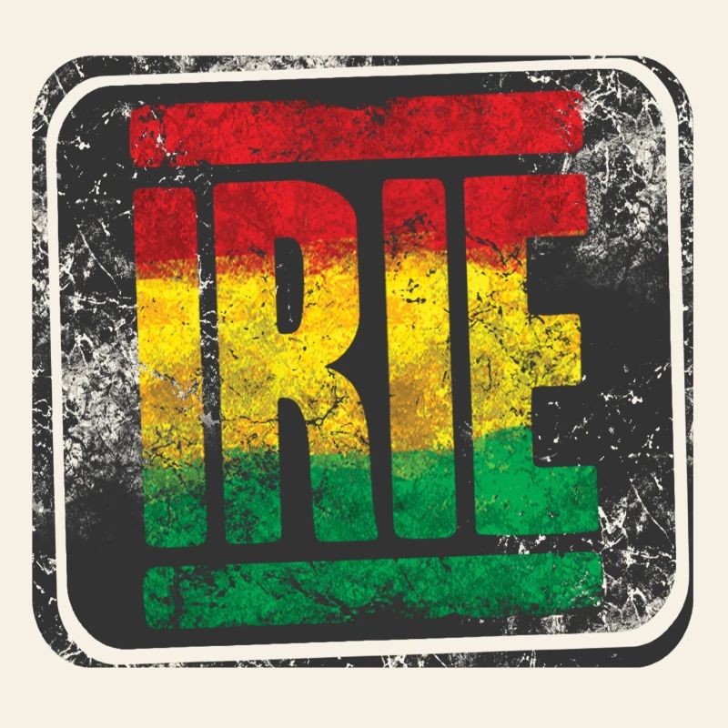 Authentic Rasta design with gradient