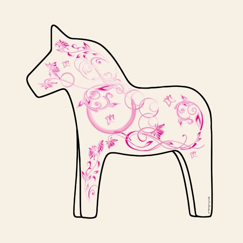 Dala Pferd Pink