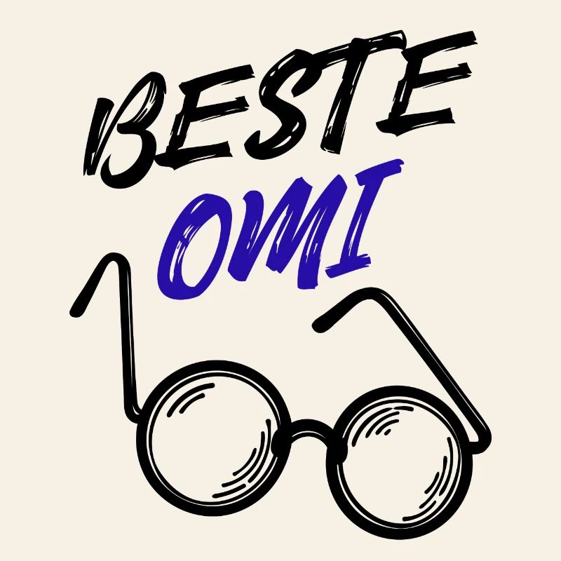 Oma Großmutter Beste Omi Brille Statement