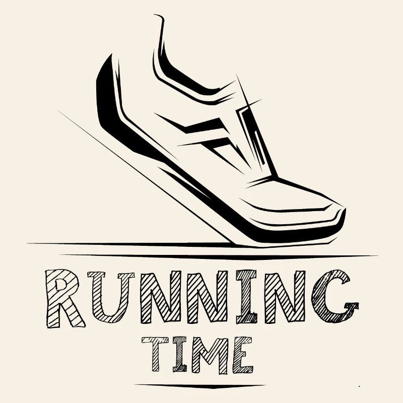 Icône de course Icône d’illustration de coureur de chaussures