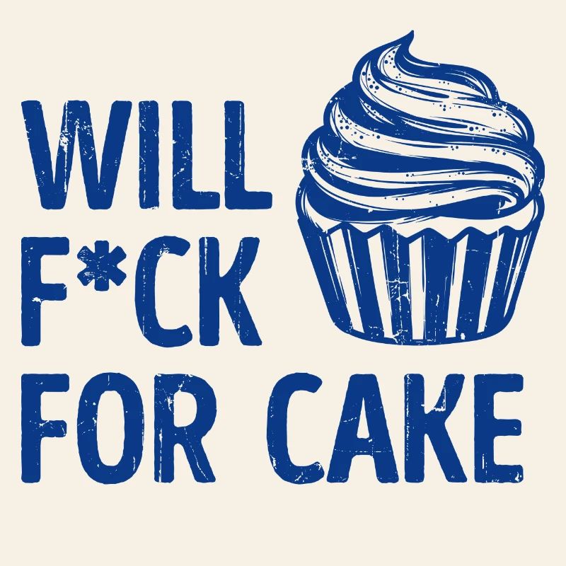 Statement Lecker Cupcake Süßigkeiten Kuchen