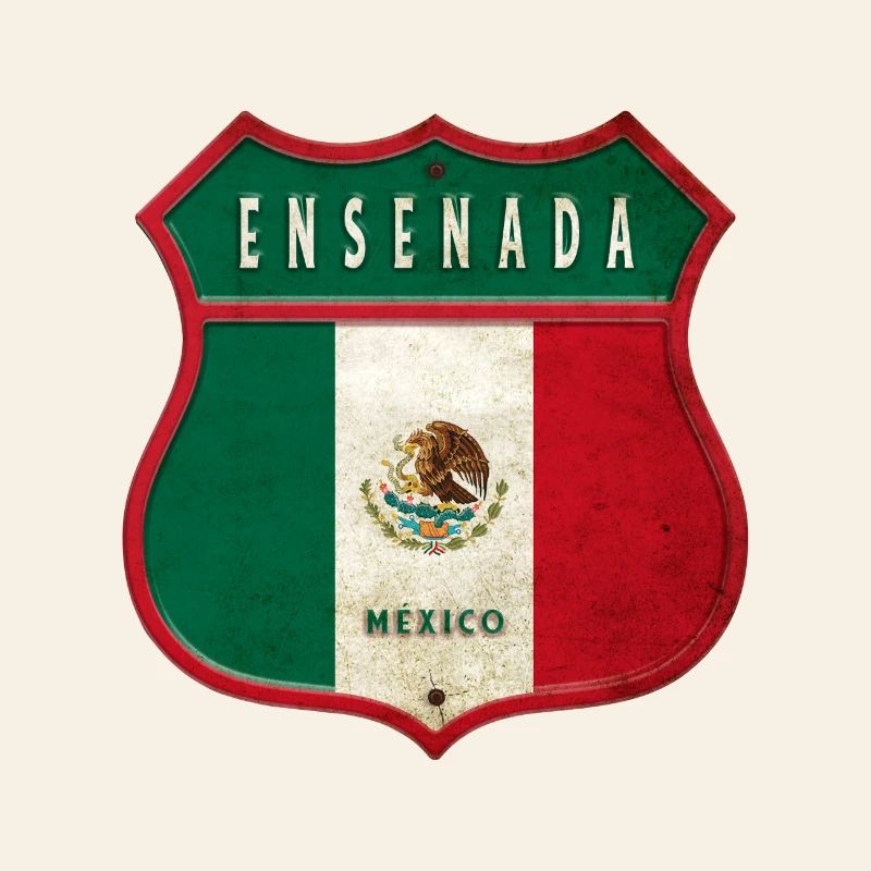 Motif écusson Ensenada Mexico