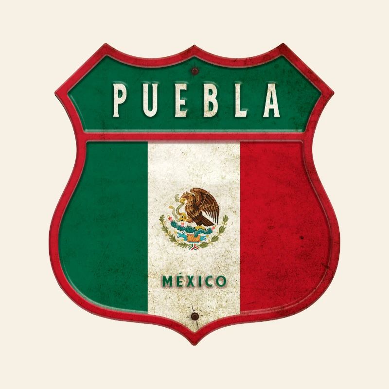 Puebla Mexico crest design