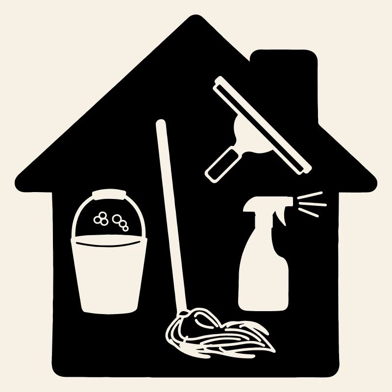 Logo schoomaker with tools in cottage