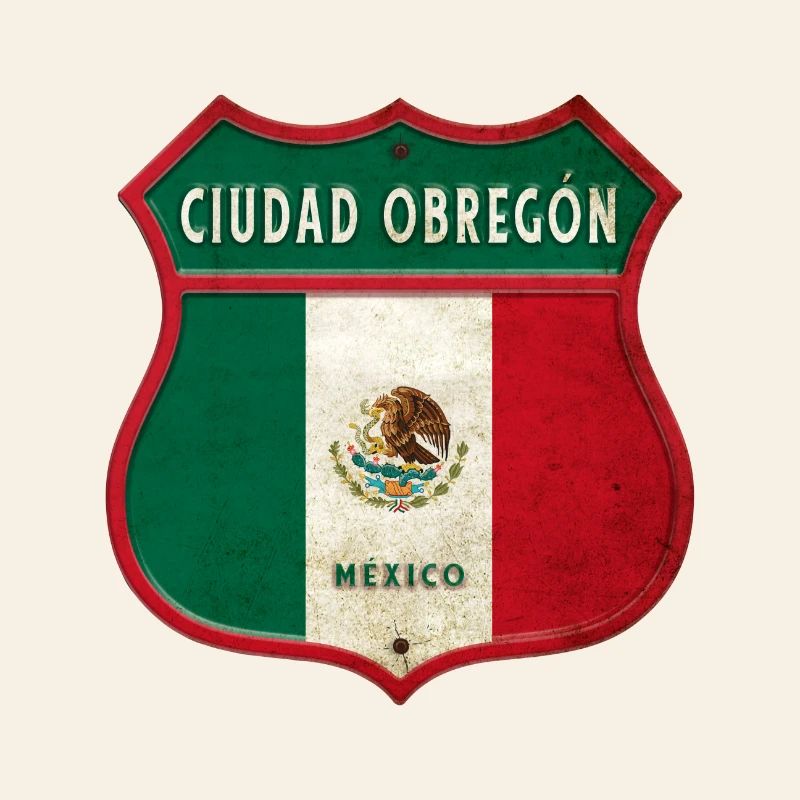 Ciudad Obregon Mexico crest design