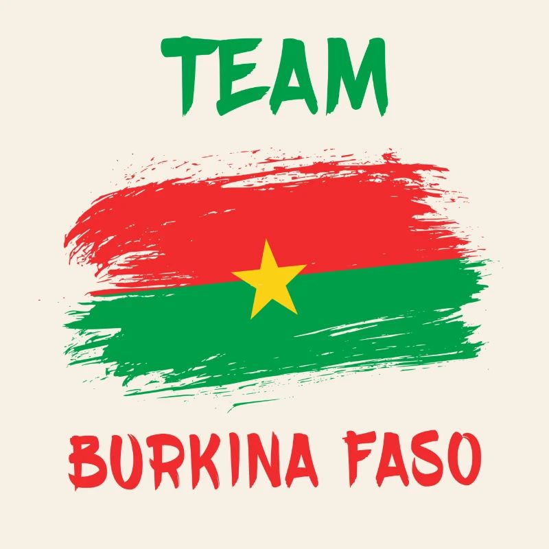 Conception du drapeau de l'équipe Burkina Faso