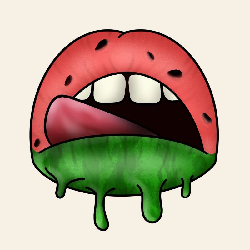 Lèvres de pastèque