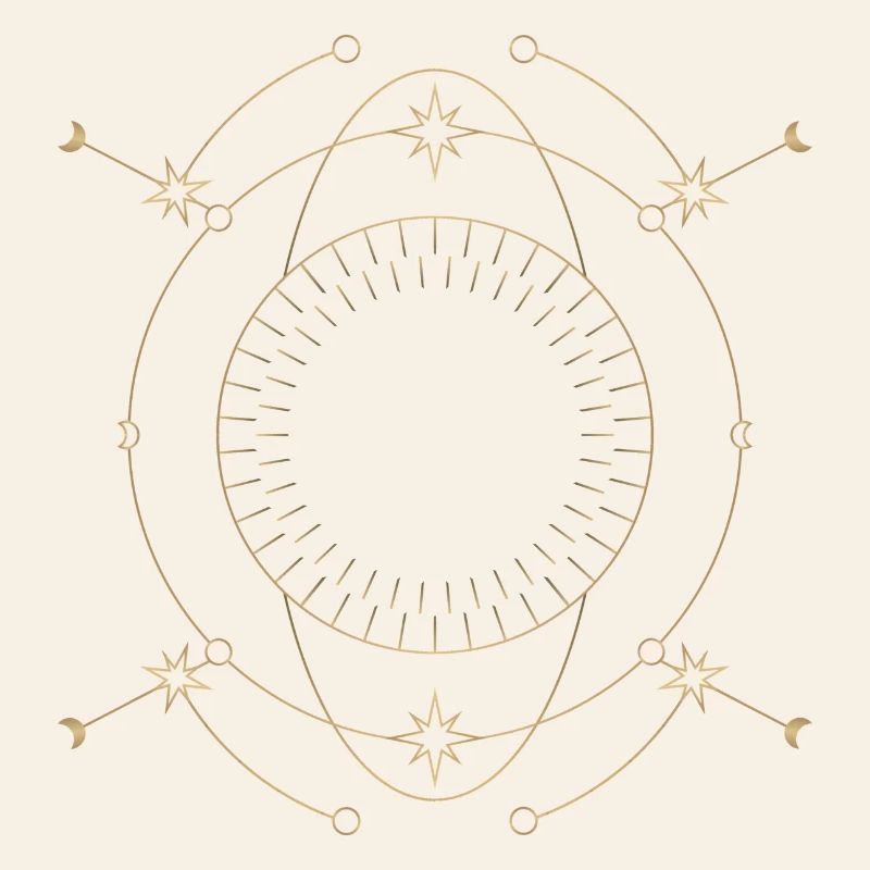 Conception de l’orbite du cercle d’étoile dorée