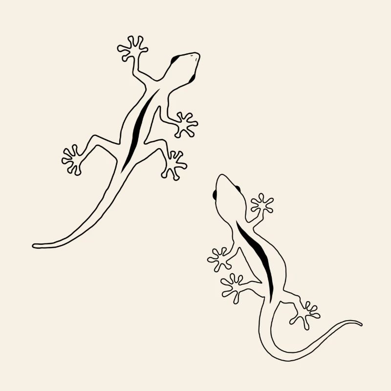 Two Lizards
