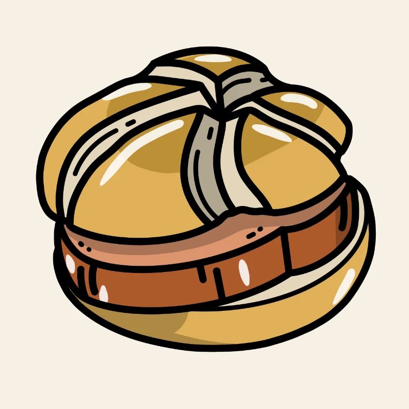 Delicious Leberkäs rolls without mustard