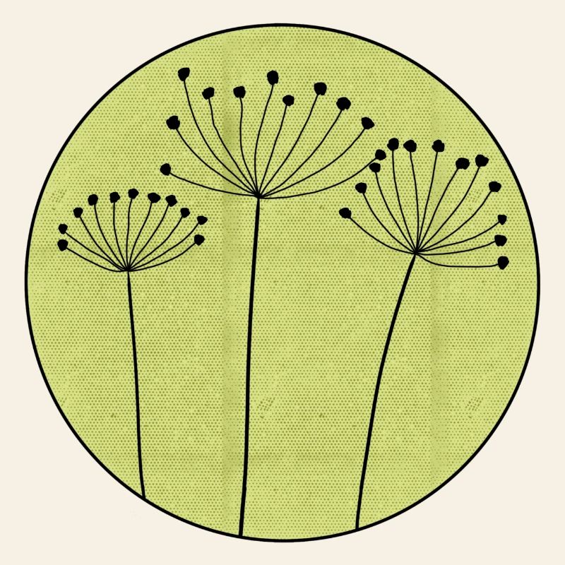 Fleur séchée Minimale