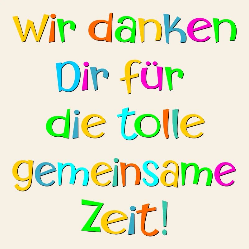Abschiedsgeschenke Team - Gemeinsame Zeit Danke