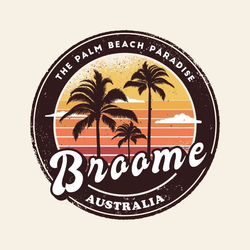Broome Australia palm design