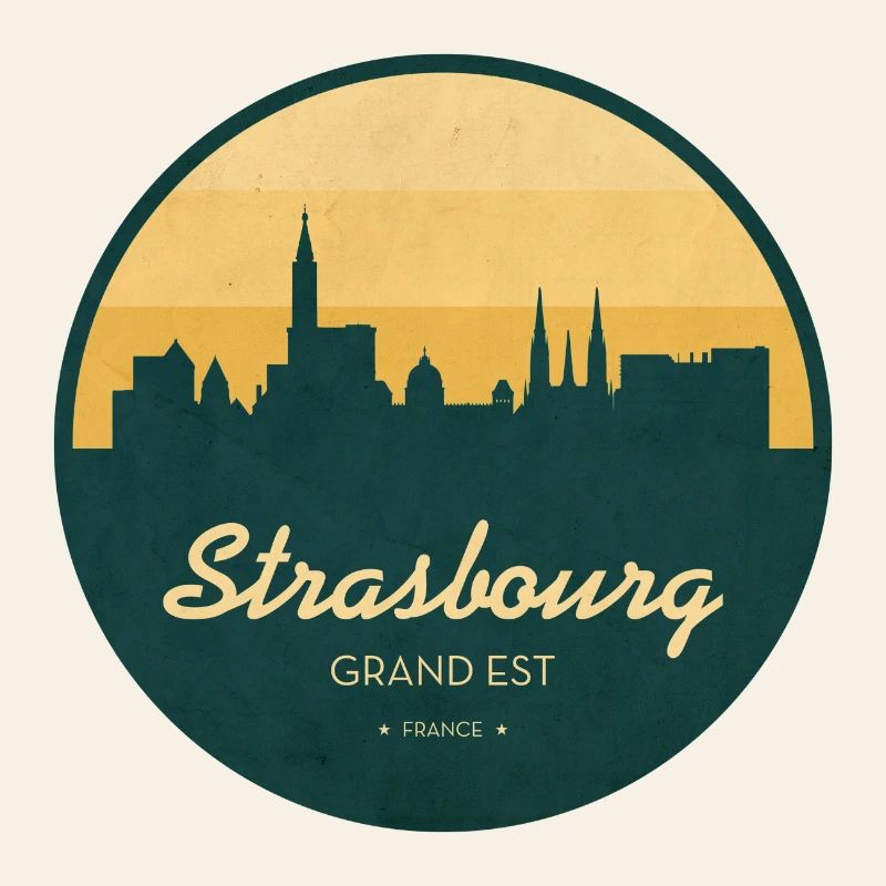 Strasbourg Skyline – Sunset Design