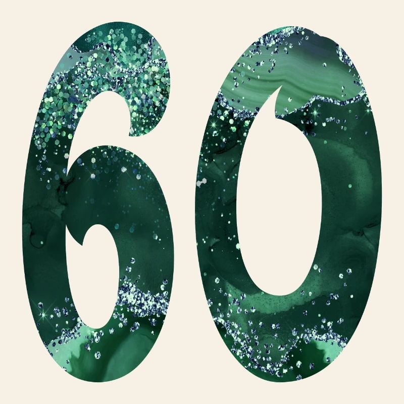 ZAHL 60 - 60. GEBURTSTAG