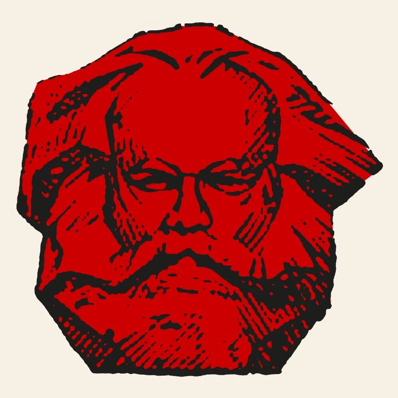 Karl Marx rouge communisme marxisme pull copie