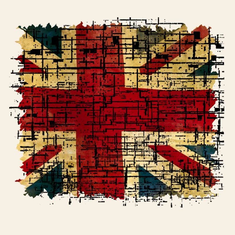 Vintage British Union Jack Digital Art