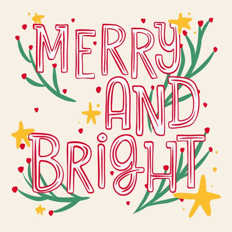 Merry and Bright Festive Script