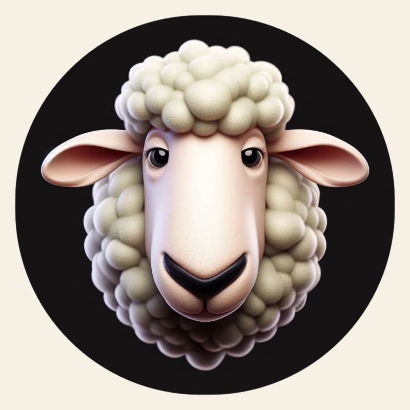 Sheep Head Funny Animation Style