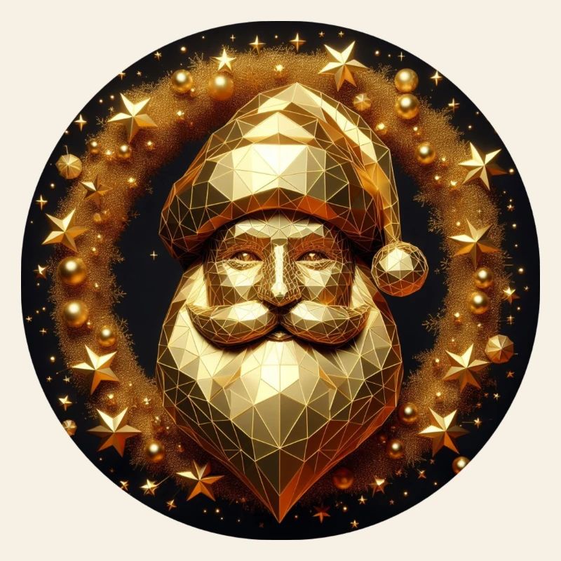 Père Noël doré