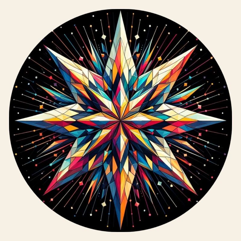 Star Galaxy Mandala Colorful