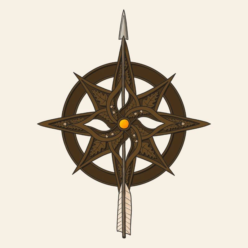 Fantasy Compass Rose
