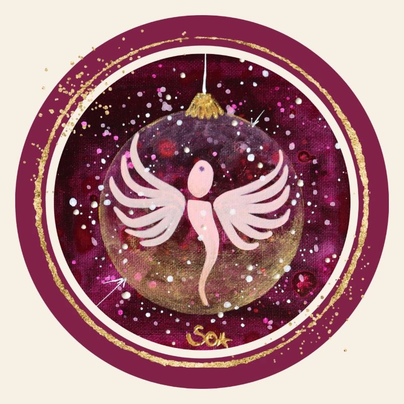 Weihnachtskugel Engel - Sonja Ariel von Staden