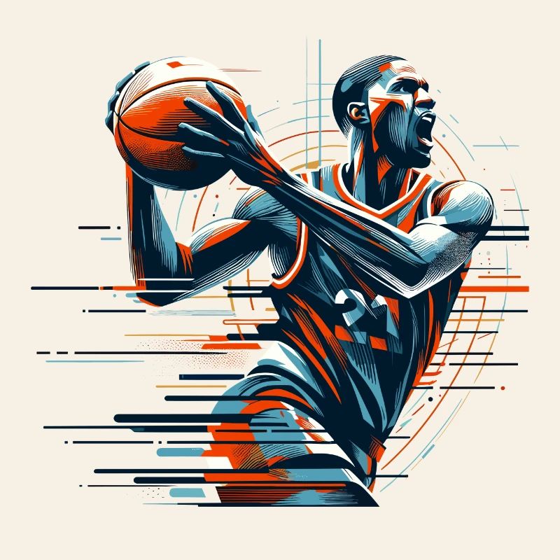 Basketball dynamisch Geschenk