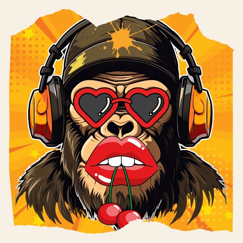 Monkey & Cherry