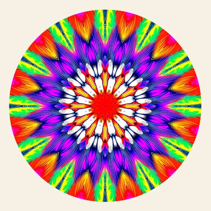 Kaléidoscope Mandala Couleur Rush