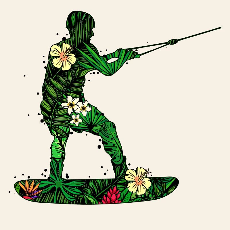 Wakesurfing Wakeboard Surfing Kitesurfer Surfboard