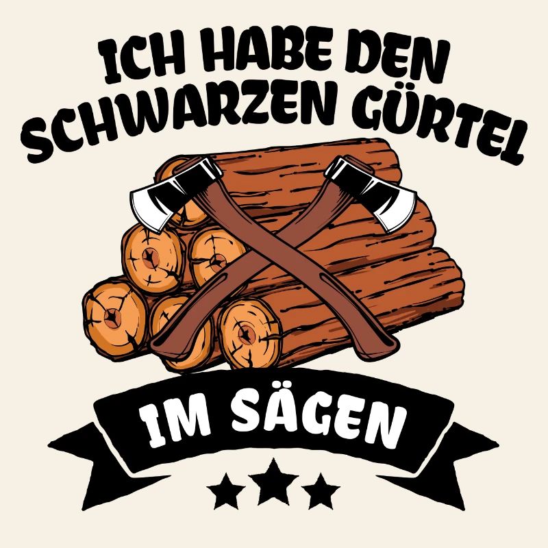 Holzfäller Statement Holzarbeit Holz Axt