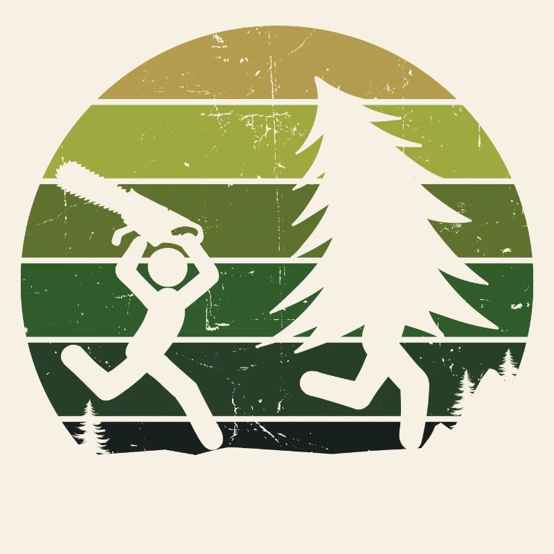 Arbre bûcheron sciure sciure bois bois