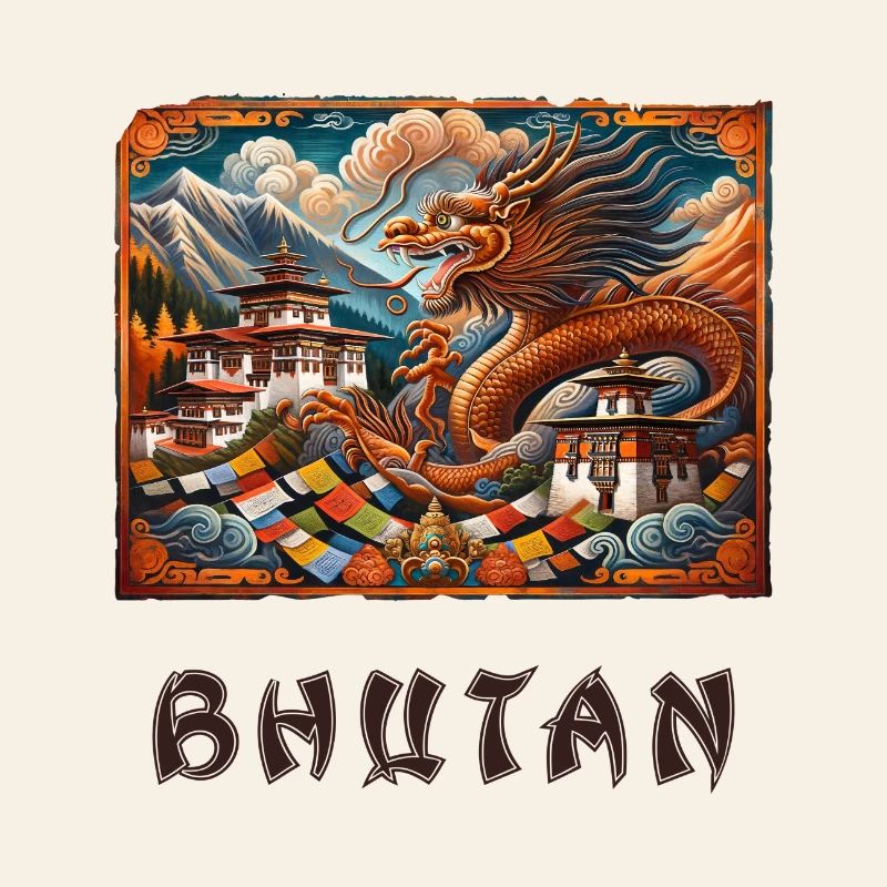 Bouddha Dragon du Bhoutan Thimphu