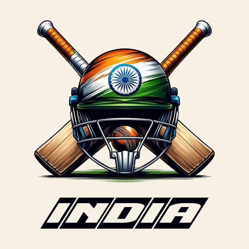 Indien Elefanten Cricket Helm Design