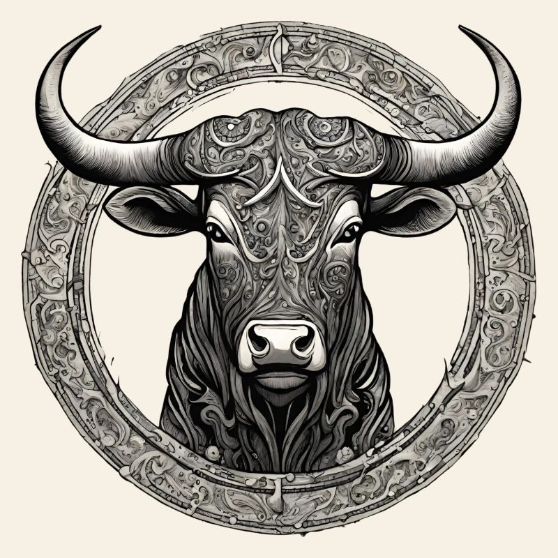 Taurus Widder Bulle Kuh ochse Designe