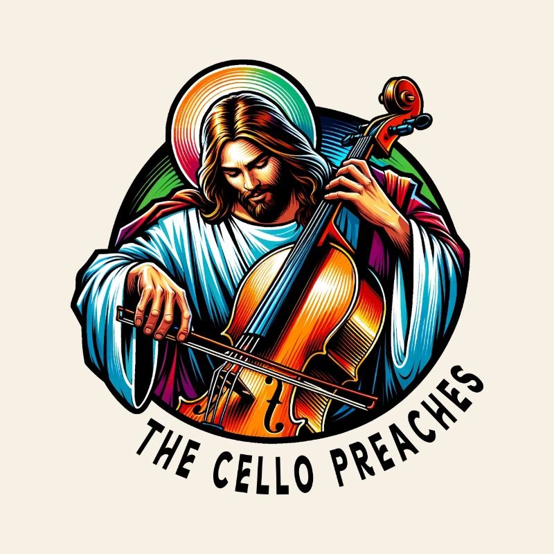 The cello preaches Jesus Christ