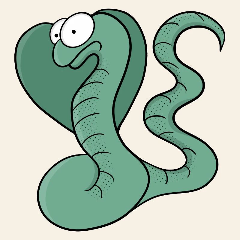 A cute snake