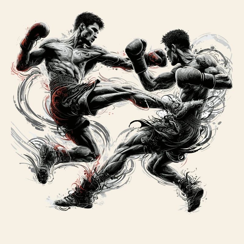 Kickboxing Boxe thaïlandaise Cadeau de boxe Muay Thai