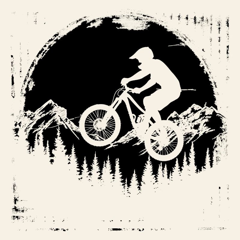 Mountain Biking Sketch
