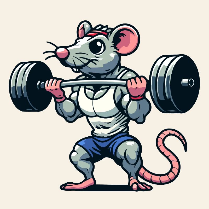 Mighty Mouse Lifter: The Workout Warrior