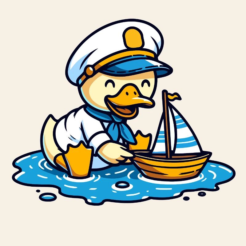 Sailing Duck : Le capitaine marin