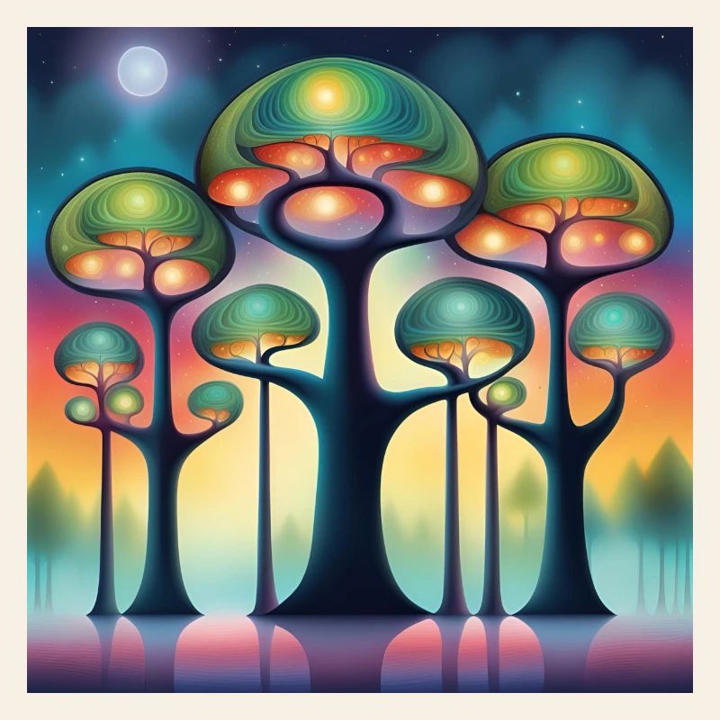 Hundertwasser Bäume