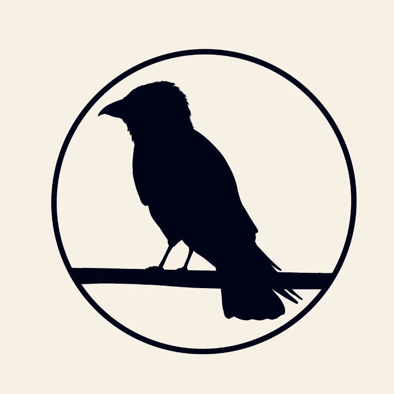 Crow on a branch