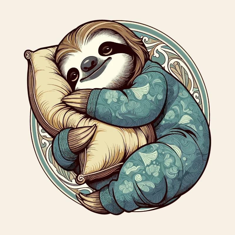 Sloth Sleeping Passion Gift