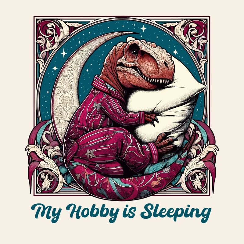 T-Rex Sleeping Hobby Cadeau