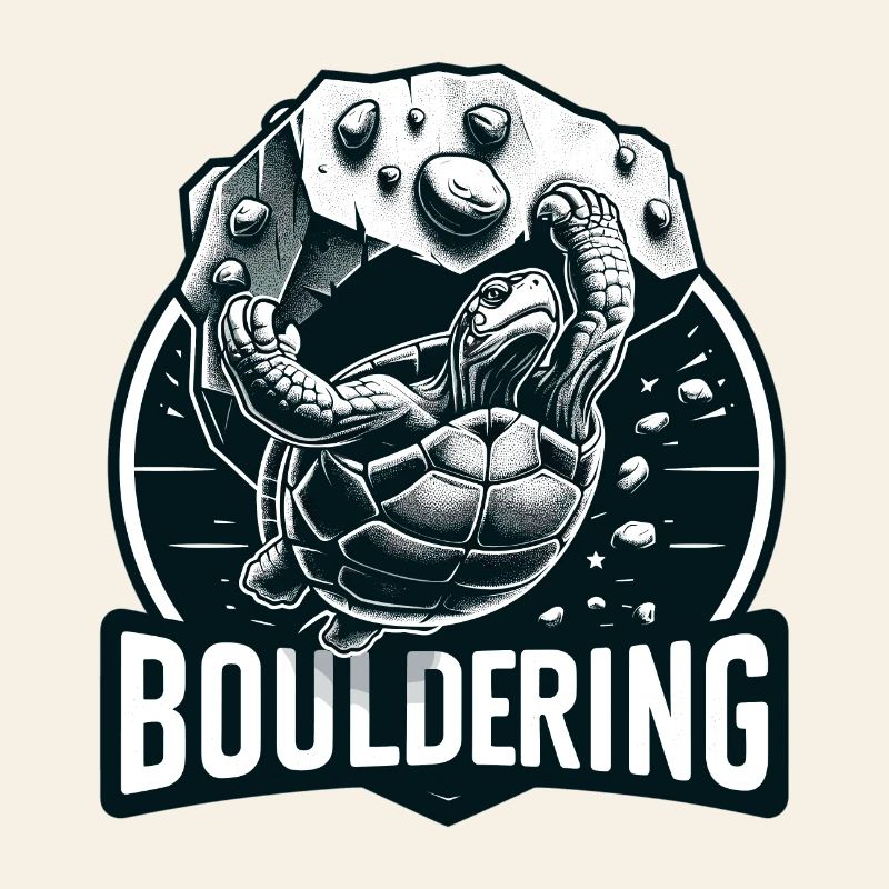 Bouldering Turtle Climbing Gift