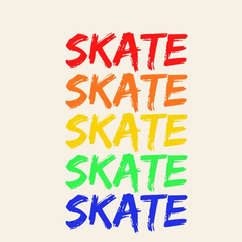 Lettrage Rainbow Skate